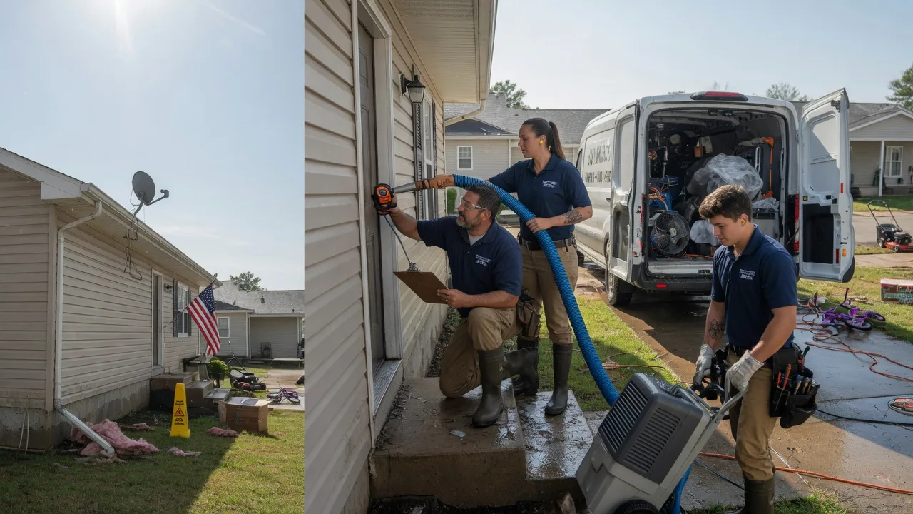 Ceiling Water Damage Restoration in Lakeview, OH near me